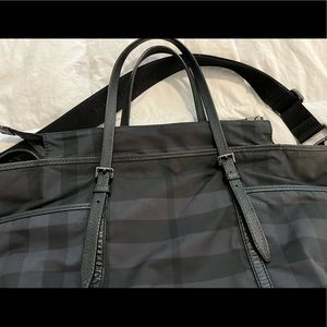 Authentic Burberry diaper bag